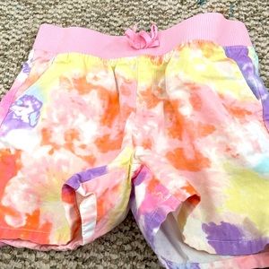 Tie dye shorts